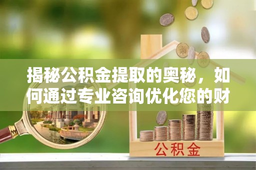 浮山揭秘公积金提取的奥秘，如何通过专业咨询优化您的财务规划